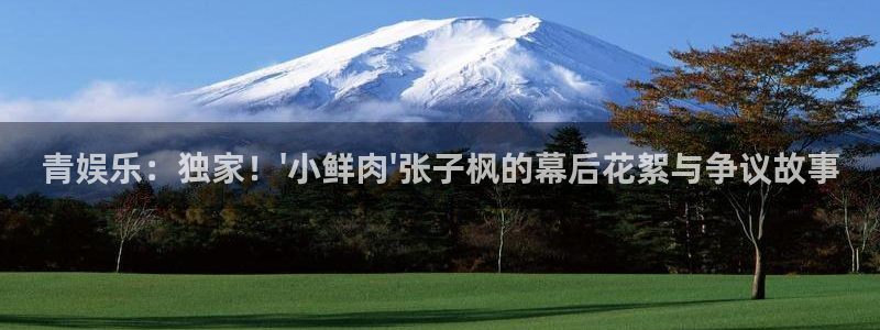 米乐yy易游m6：青娱乐：独家！\'小鲜肉\'张子枫的幕后花絮与争议故事